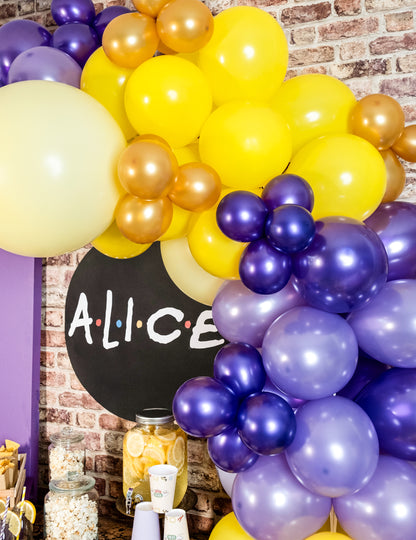 100 mini zlatých metalických latexových balónov 13 cm pre archu