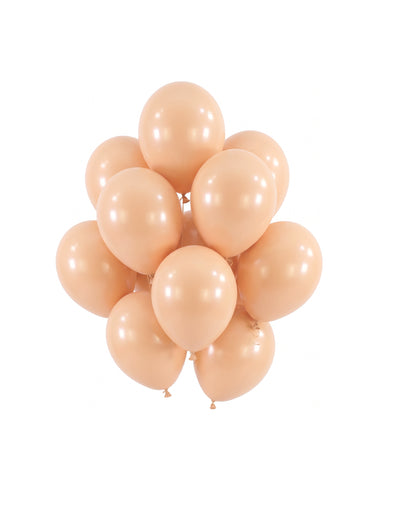100 mini broskyňových latexových balónov 13 cm pastelové párty dekorácie