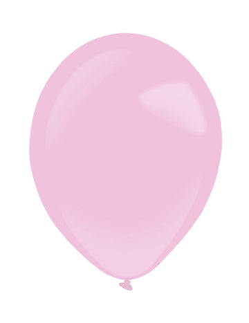 100 mini svetloružových latexových balónov s priemerom 13 cm na dekoráciu