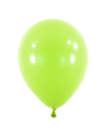 100 mini svetlozelených latexových balónov 13 cm na narodeninové dekorácie