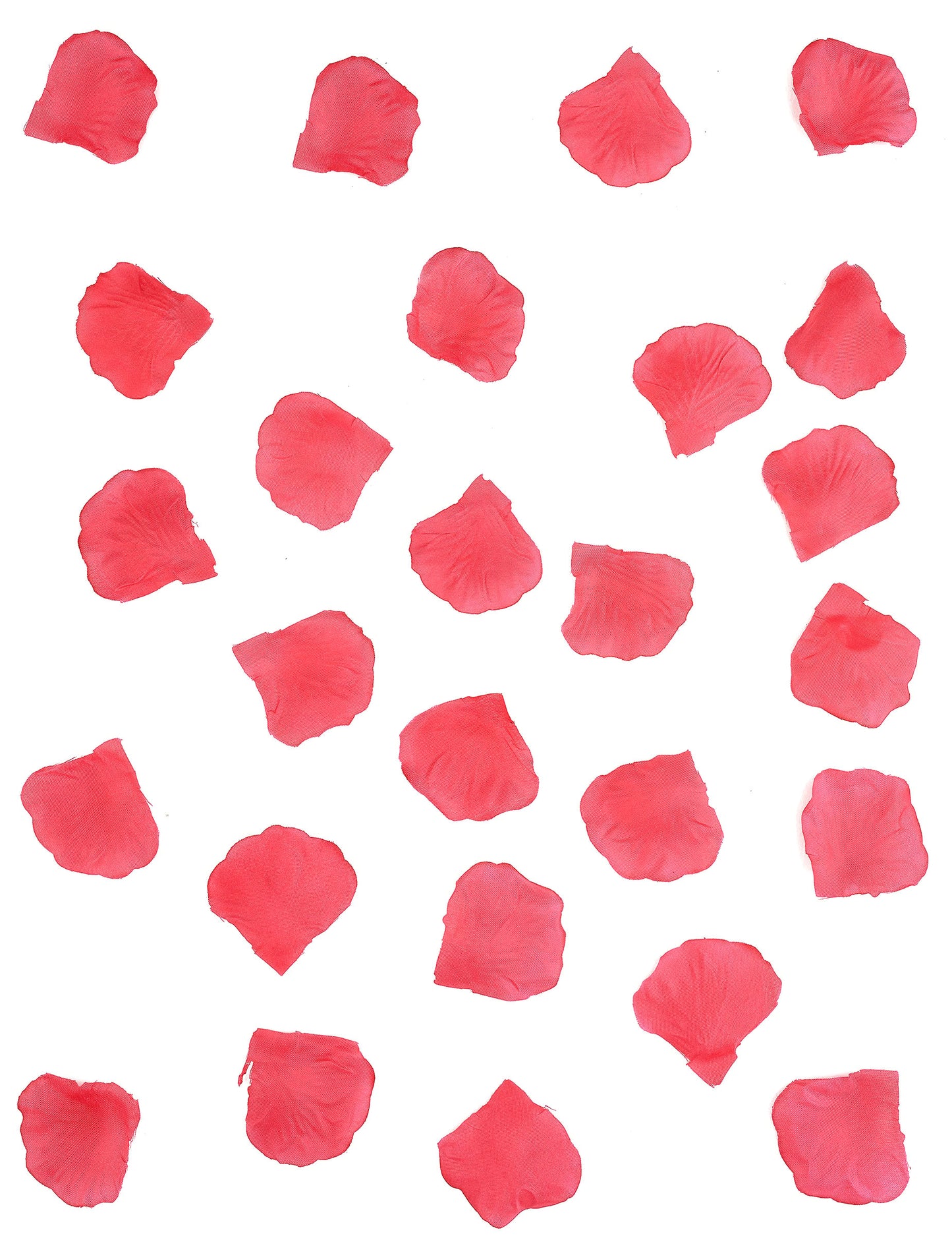 100 ružových látkových okvetných lístkov ruže 5 x 5 cm dekorácia na svadbu 