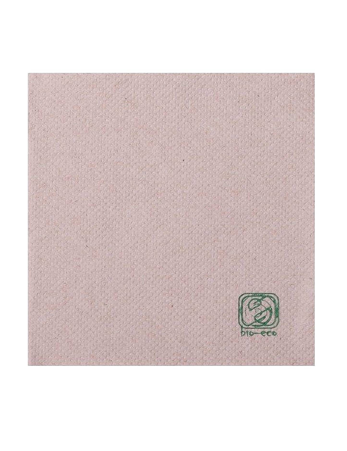 100 koktailových obrúskov z recyklovanej vaty, 20 x 20 cm cm kompostovateľné