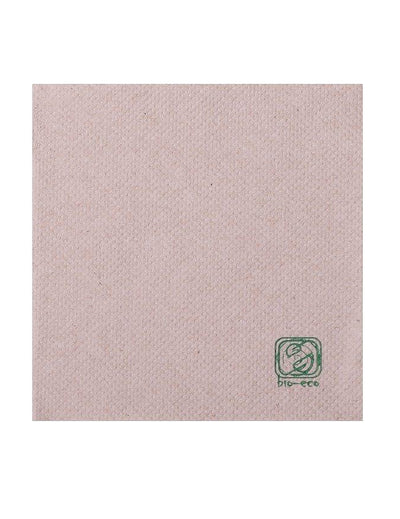 100 koktailových obrúskov z recyklovanej vaty, 20 x 20 cm cm kompostovateľné