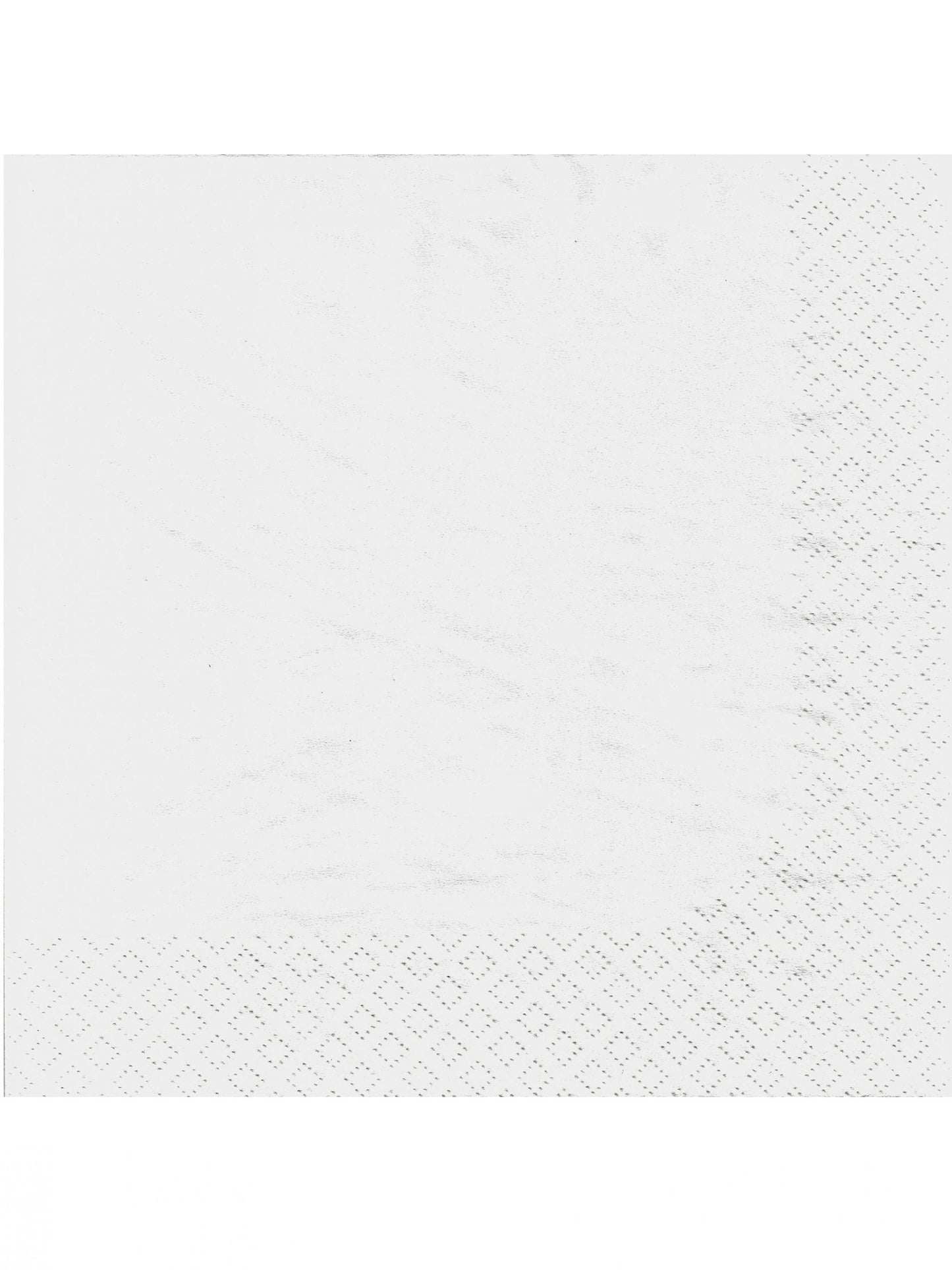 50 bielych papierových servítok 38 x 38 cm 