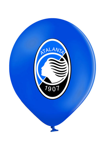 12 modrých a čiernych latexových balónov Atalanta™ 30 cm