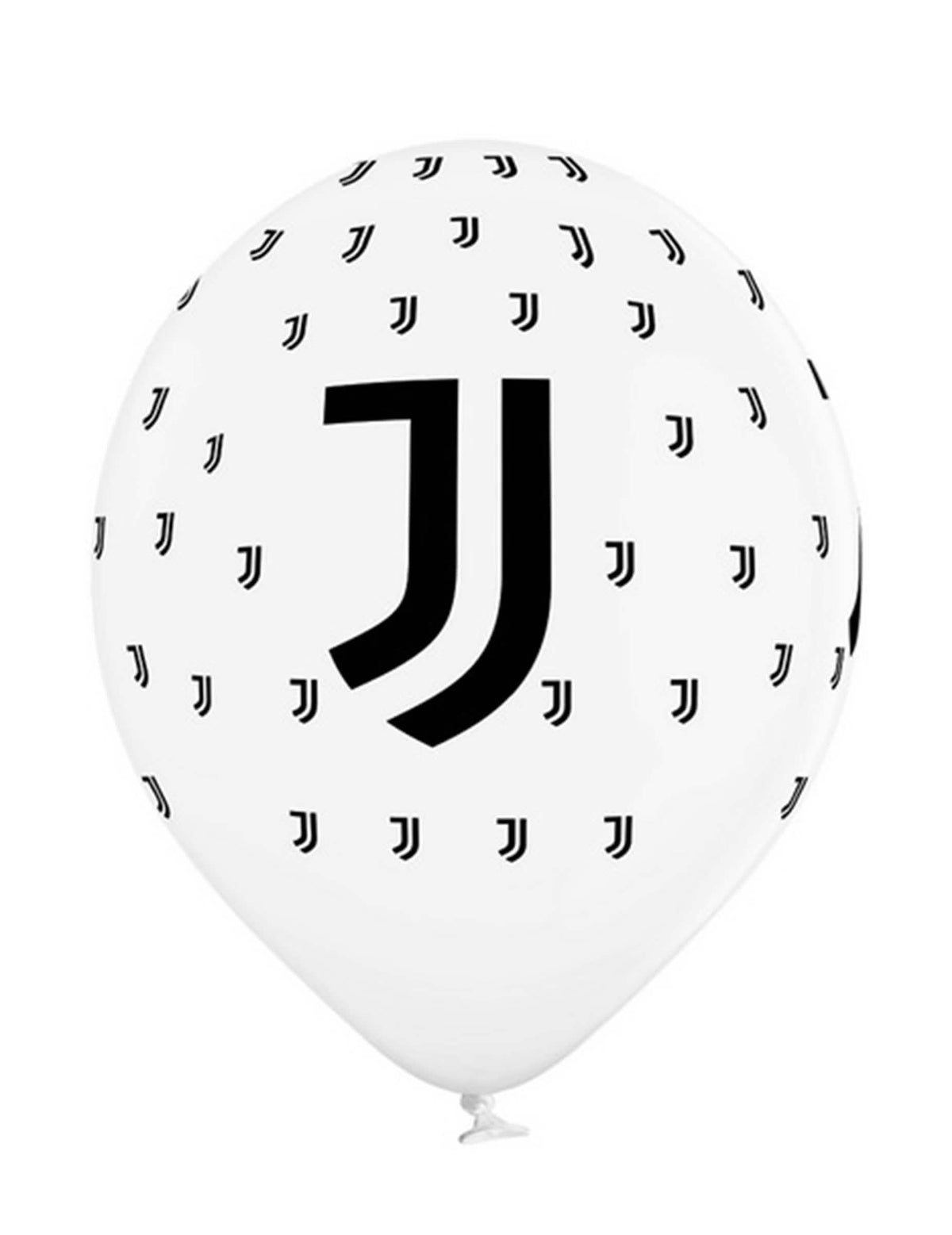 Predný pohľad na latexový balón juventus na oslavu