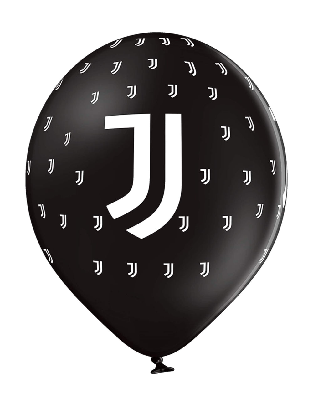 čierna potlačené balóny v latexu juventus na párty