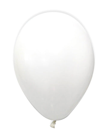 Ballons métallisés pour fête blancs