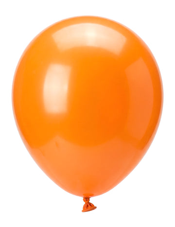 Ballons métallisés oranges pour décoration de fête