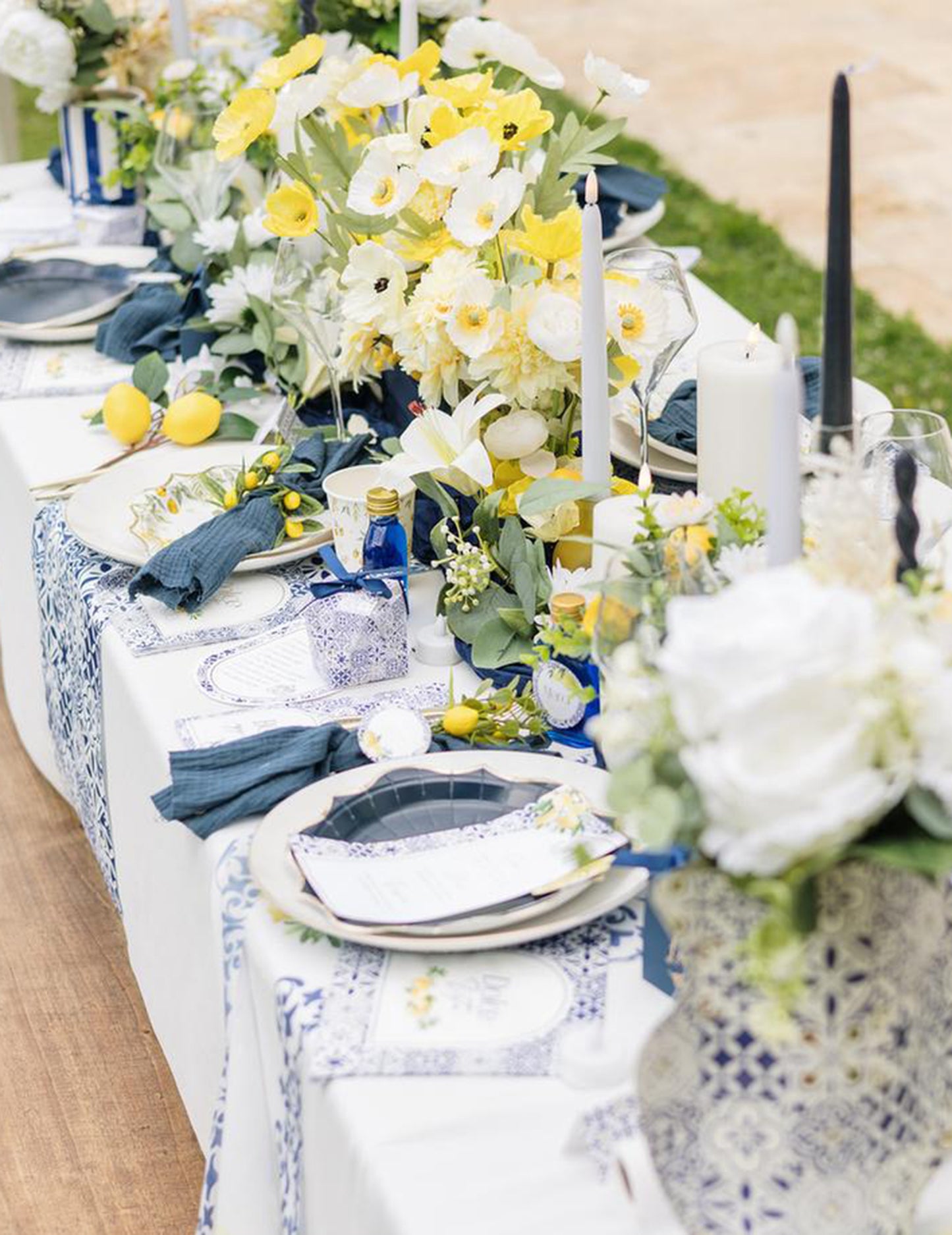 12 konfiet v tvare citróna, žlté a zelené drevo, dekorácia na stôl