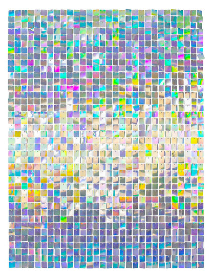 12 panelov dúhového pozadia 30 x 30 cm