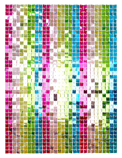 12 viacfarebných panelov na pozadie 30 x 30 cm