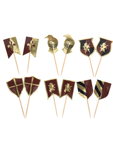 12 Recto Verso Knights 7-8 cm vrcholy