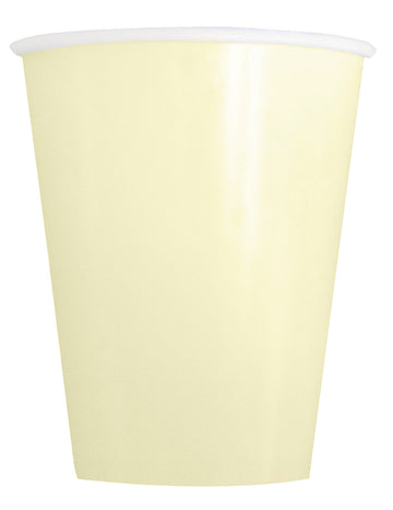 14 slonovinové kartónové šálky 266 ml