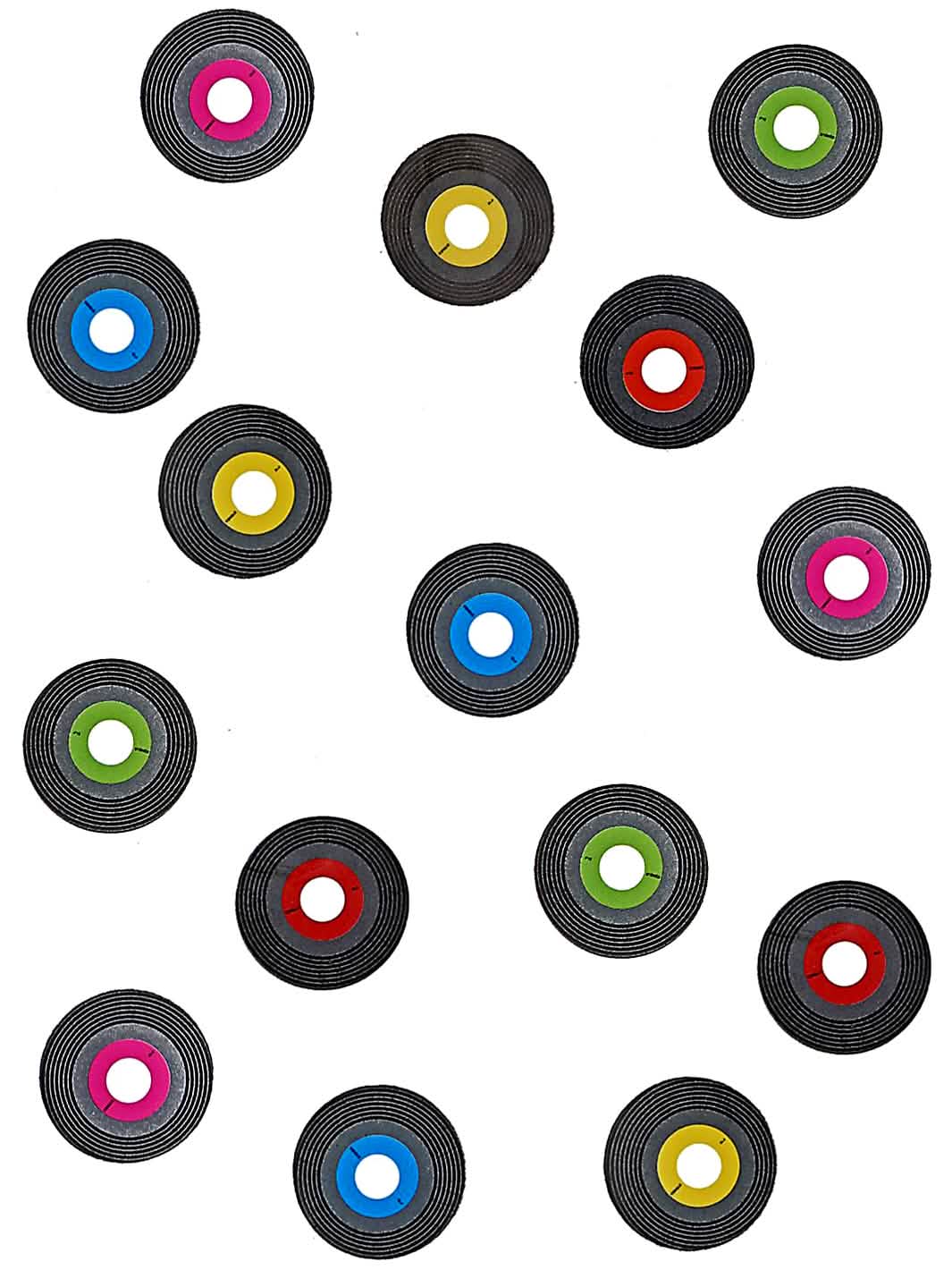 konfety na stôl disk vinyl balenie 150 viacfarebné