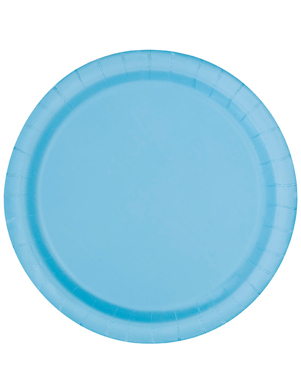Assiettes en carton bleu pastel pour fête bleu ciel