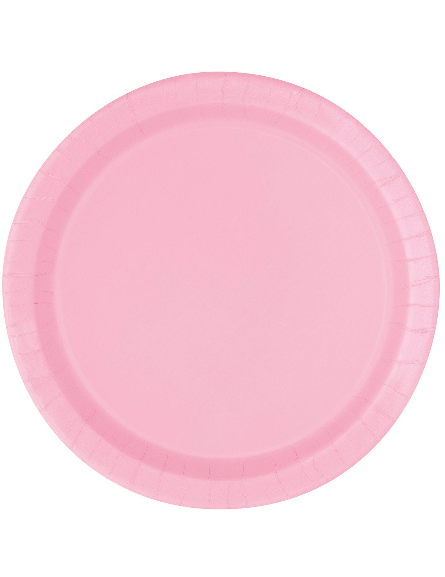 Ružové papierové taniere