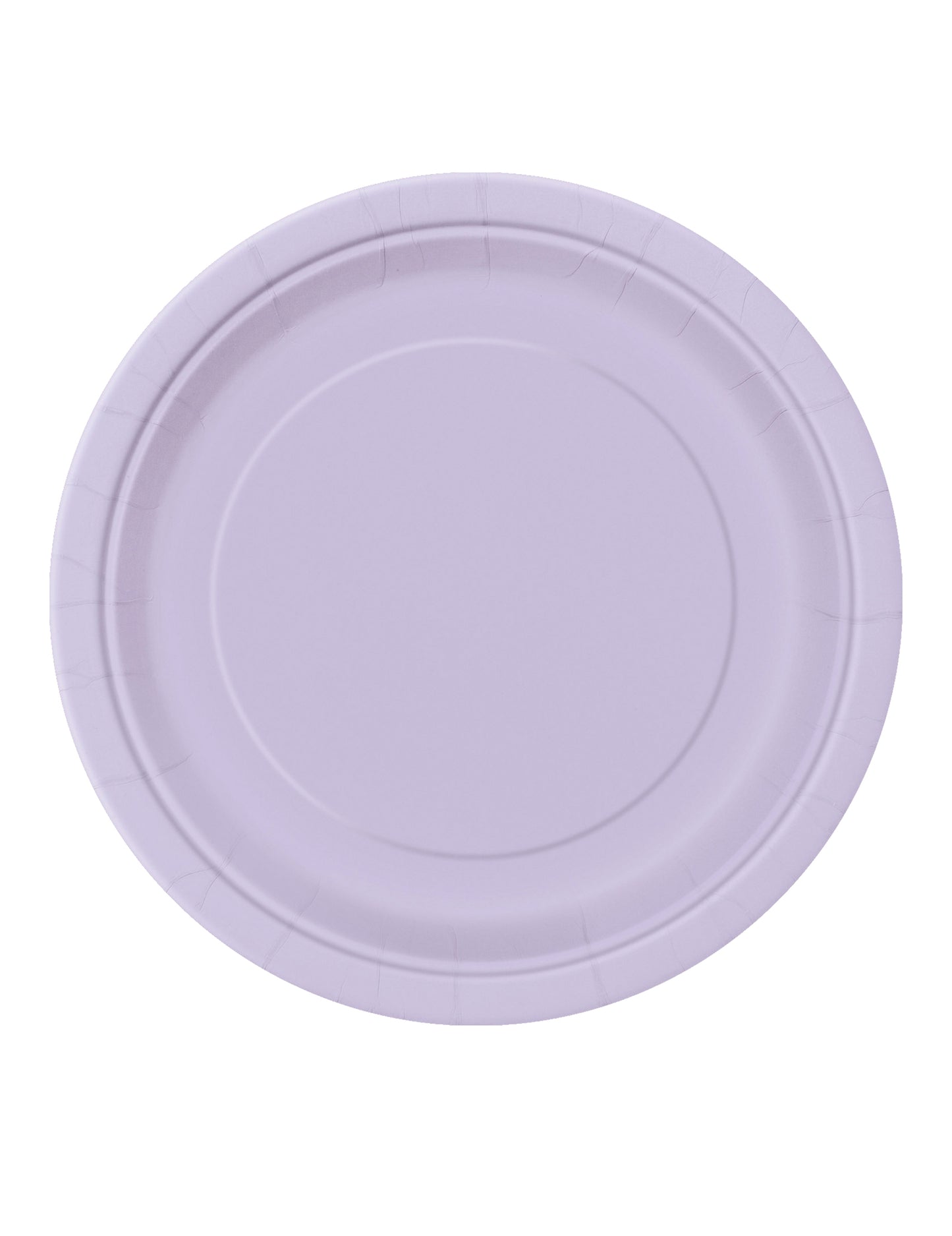 Assiettes en carton lavande pour table couleur lavande