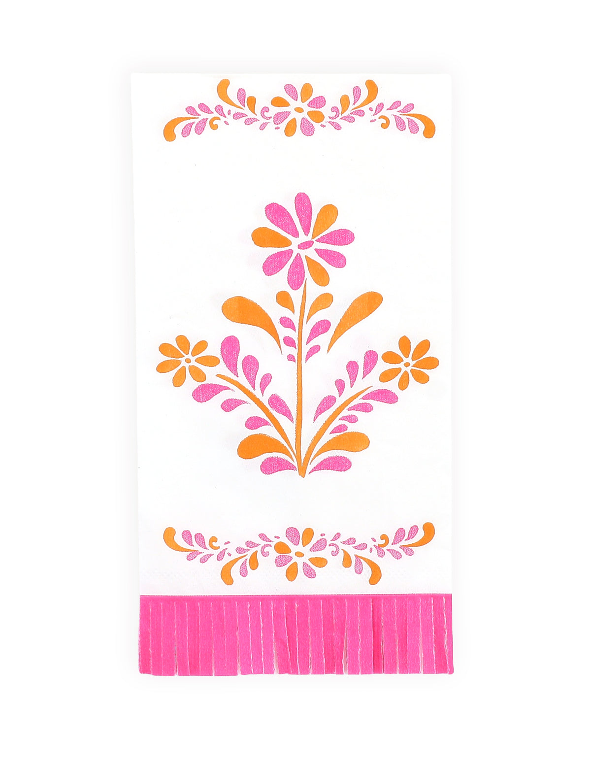 16 papierových servítok s strapcami Pink Limonade 20 x 40 cm