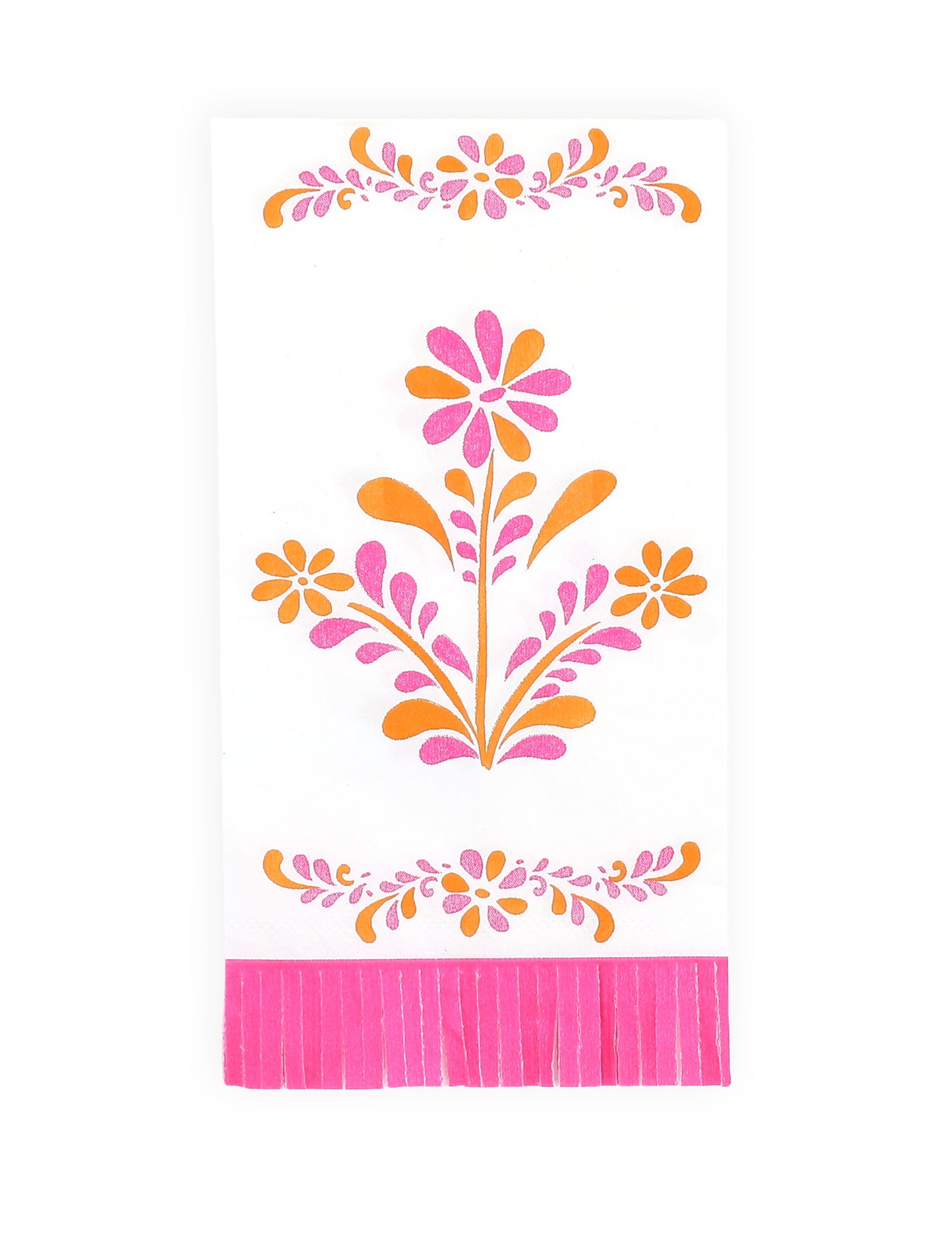 16 papierových servítok s strapcami Pink Limonade 20 x 40 cm