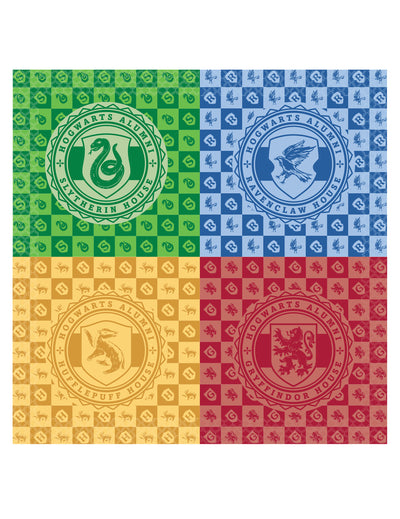 16 papierových servítok Harry Potter™ Fakulty