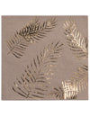Serviettes en papier kraft Palmier doré kraft et or