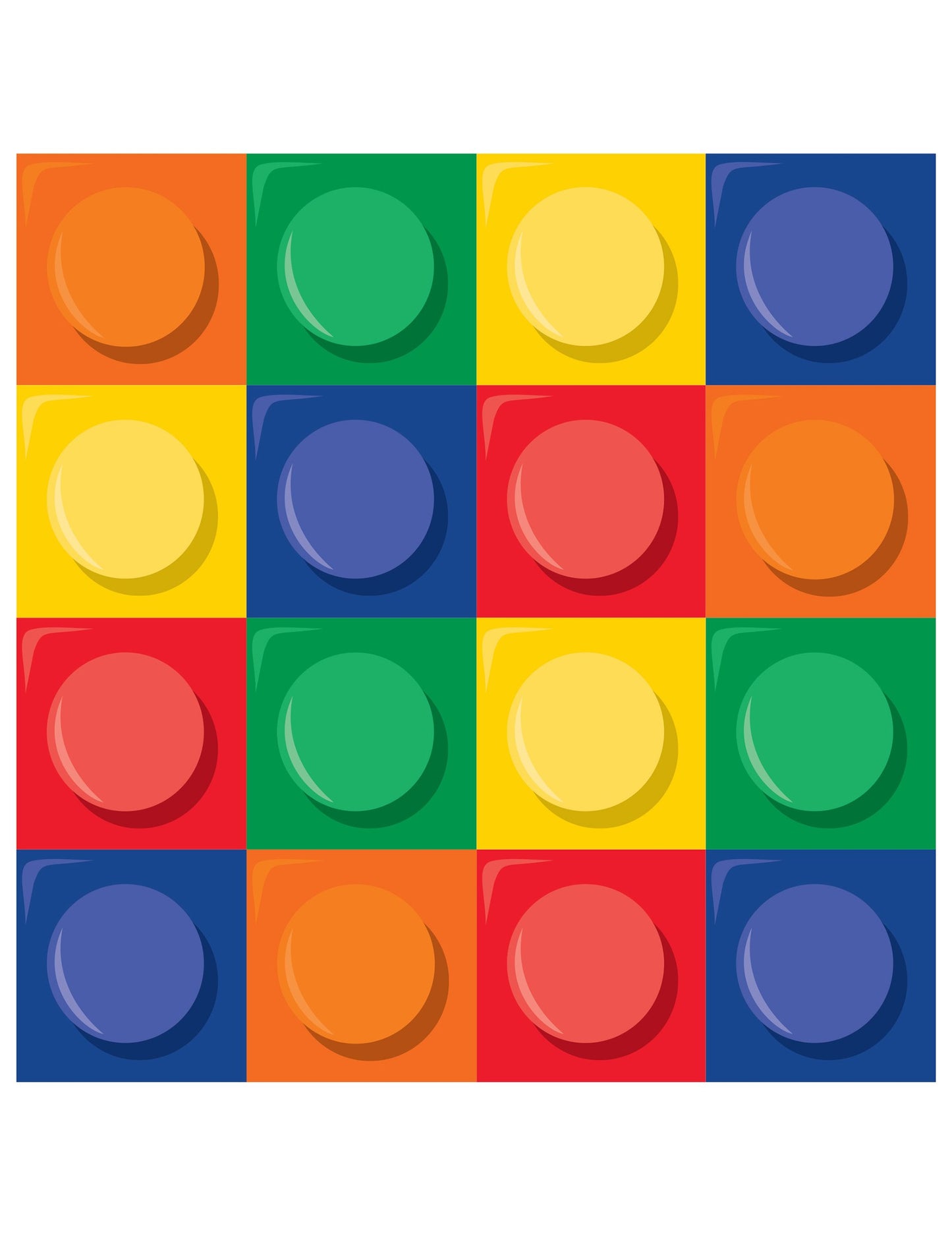 16 papierových servítok stavebná hra 33 x 33 cm narodeniny 