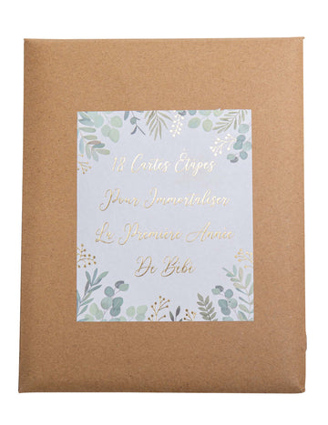 18 míľnikových kartičiek pre prvý rok, ach zlatko, 14 x 19 cm korkové vrecko