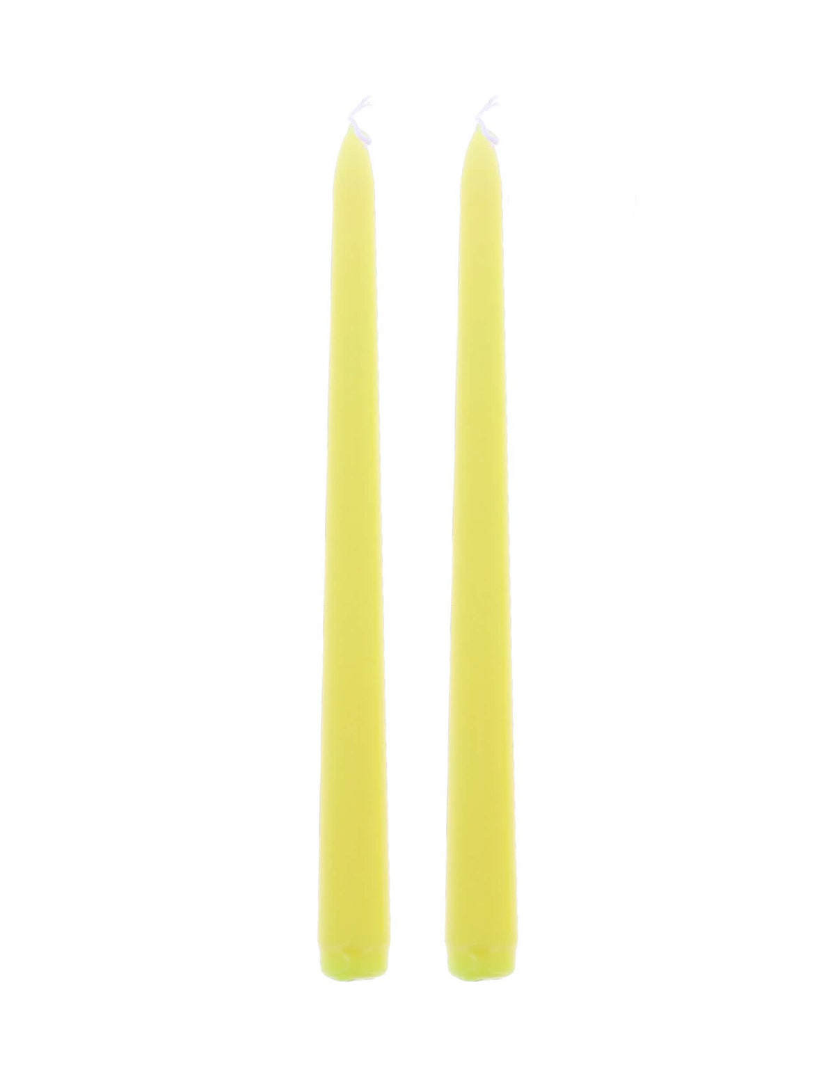 2 žlté sviečky 25 cm