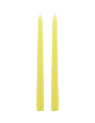 2 žlté sviečky 25 cm