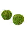 Boules de mousse naturelle déco table pour fête vertes