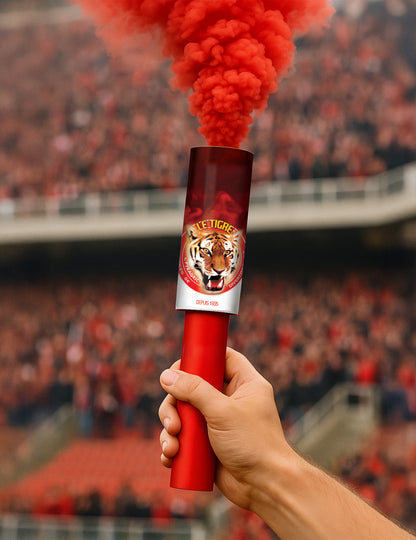 2 červené ručné dymové granáty, 45 sekúnd