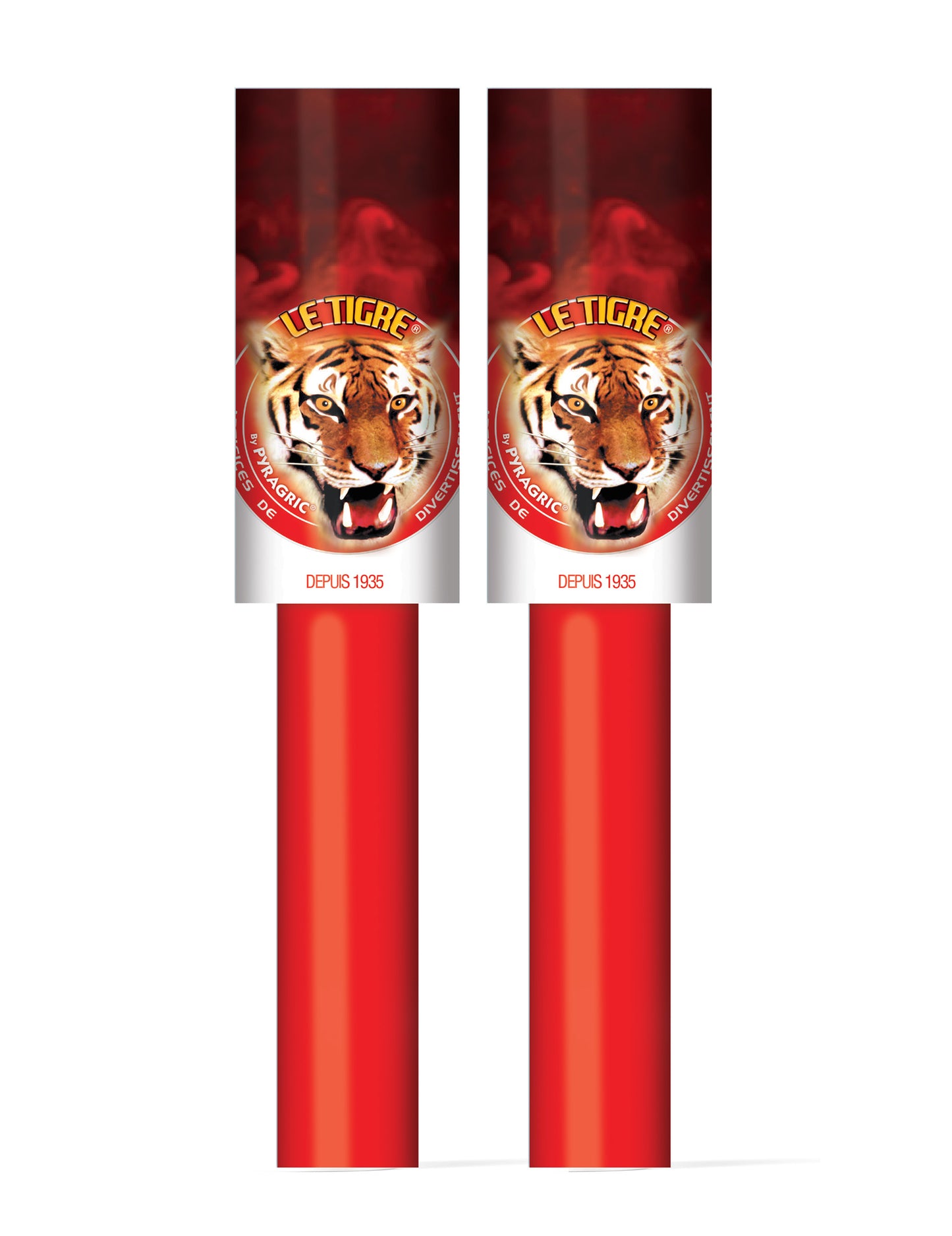 2 červené ručné dymové granáty, 45 sekúnd