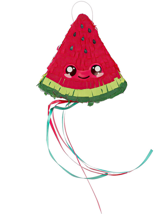 2 mini piñaty Kawaii Party Melón a Avokádo