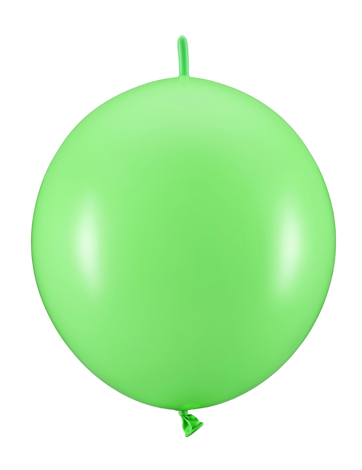 20 svetlo zelených nafukovacích balónov na pripojenie 28 cm