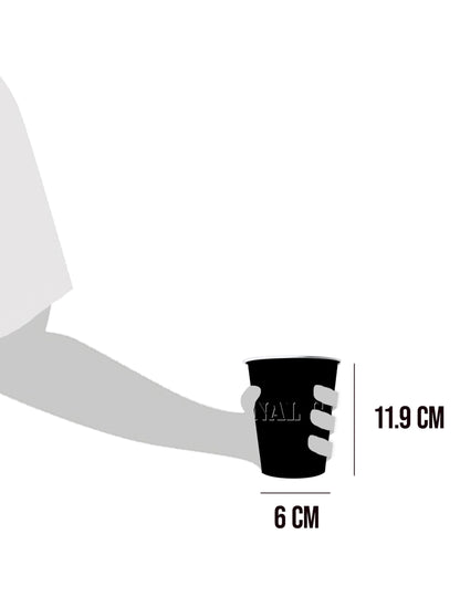 20 amerických pohárov recyklovateľné kartón čierne 53 CL