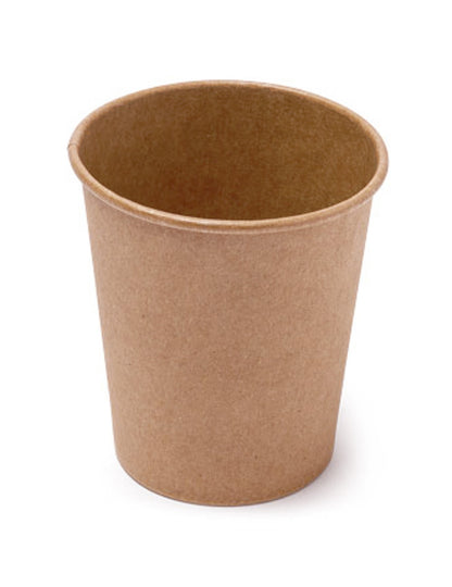 Gobelets en carton kraft pour fête marron
