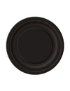 Assiettes en carton noires