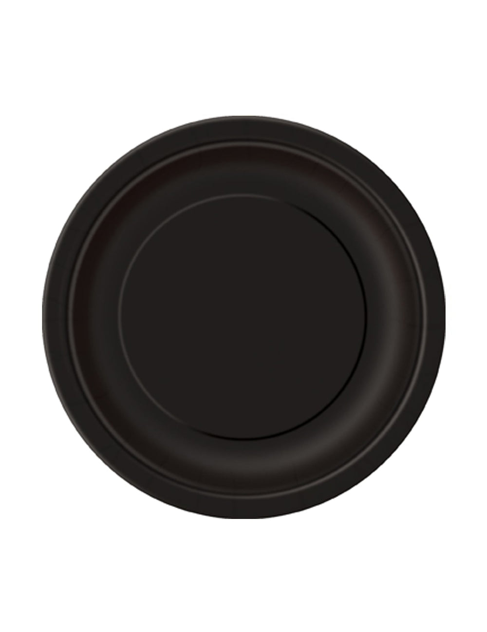 Assiettes en carton noires