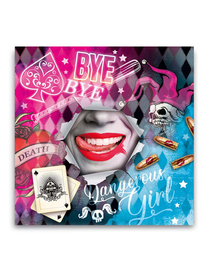 12 uterákov nebezpečné dievča 16 x 16 cm