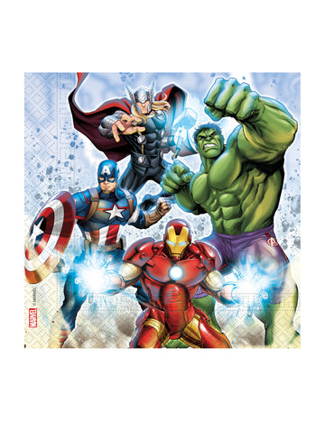 20 Avengers papierové utierky 33 x 33 cm