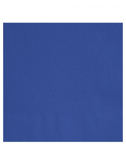 Serviettes en papier pour fête bleu marine