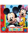 Serviettes en papier Mickey Mouse pour enfant multicolores avec Minnie et Pluto