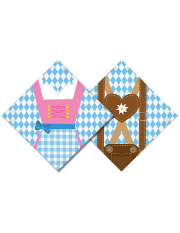 20 papierových utier 33 x 33 cm pivo