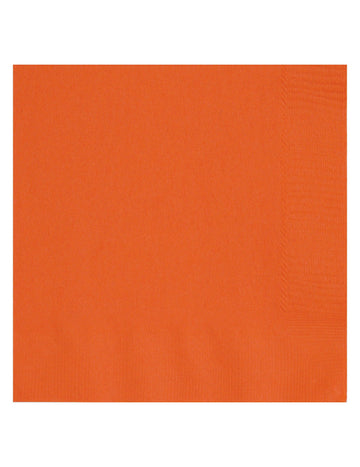 20 oranžových papierových utier 33 x 33 cm