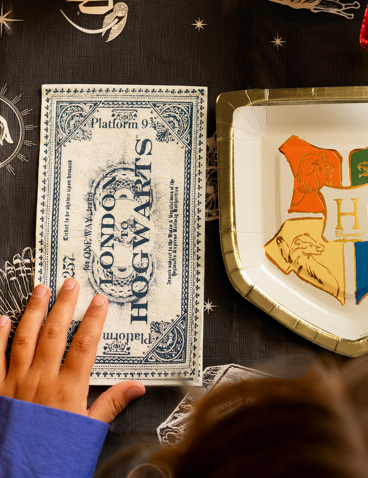 20 Serviettes Harry Potter™ Ticket London to Hogwarts 33 x 40 cm