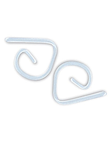 Priehľadné plastové klipy na obrúsky balenie po 24 kusoch