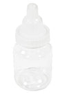 Biberons pour dragées pour baby shower transparents