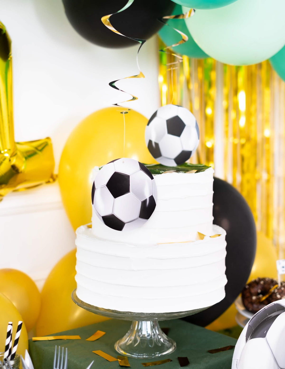 Dekorácie na zavesenie na tortu Foot party