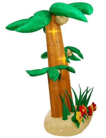 3 jasné nafukovacie obrovské palmy 240 cm